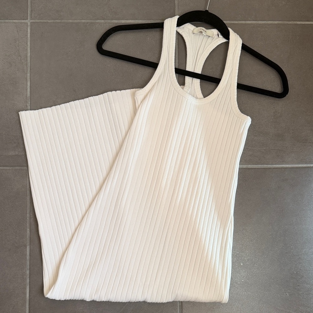 Vince Ribbed Knit Tank dress
